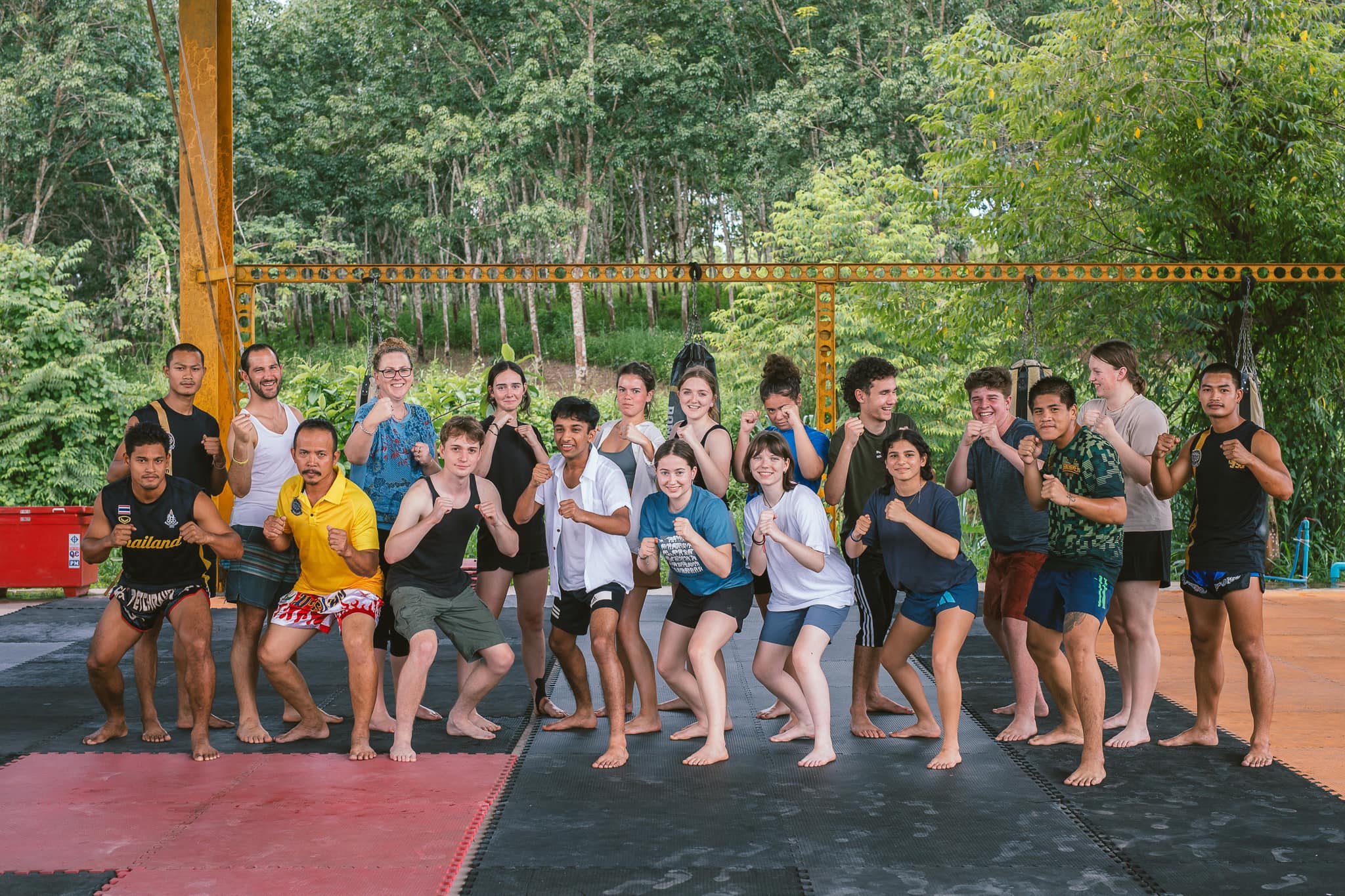 Thai island beach near Muay Thai training destinations